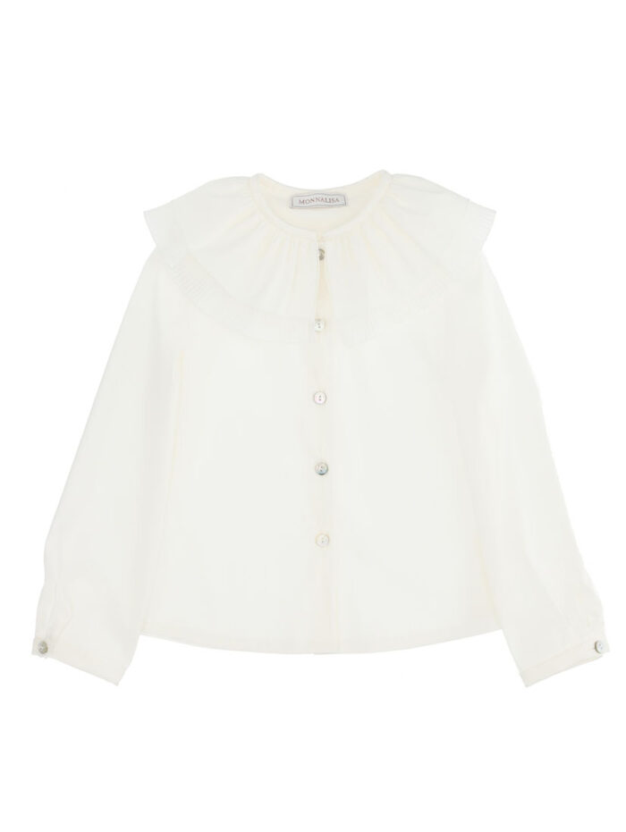 Camicia popeline con charm cuore