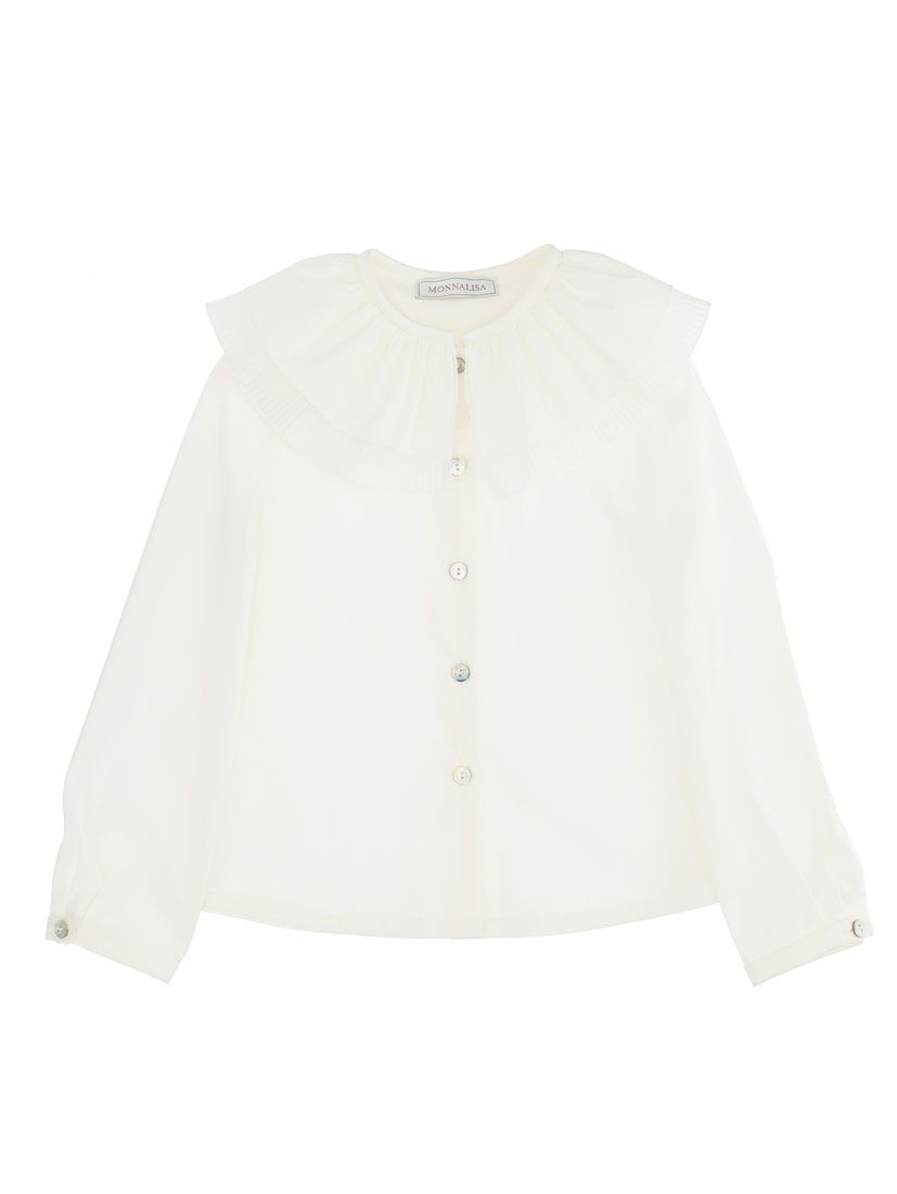 Camicia popeline con charm cuore