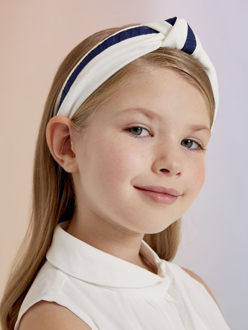 Cerchietto Nodo Bicolore Bambina
